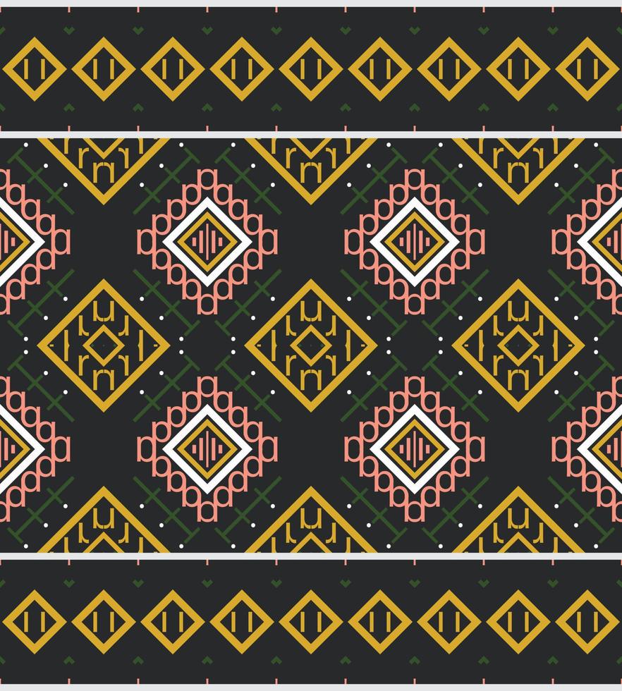 Seamless Indian ethnic patterns. Geometric ethnic pattern traditional Design It is a pattern geometric shapes. Create beautiful fabric patterns. Design for print. Using in the fashion industry. vector