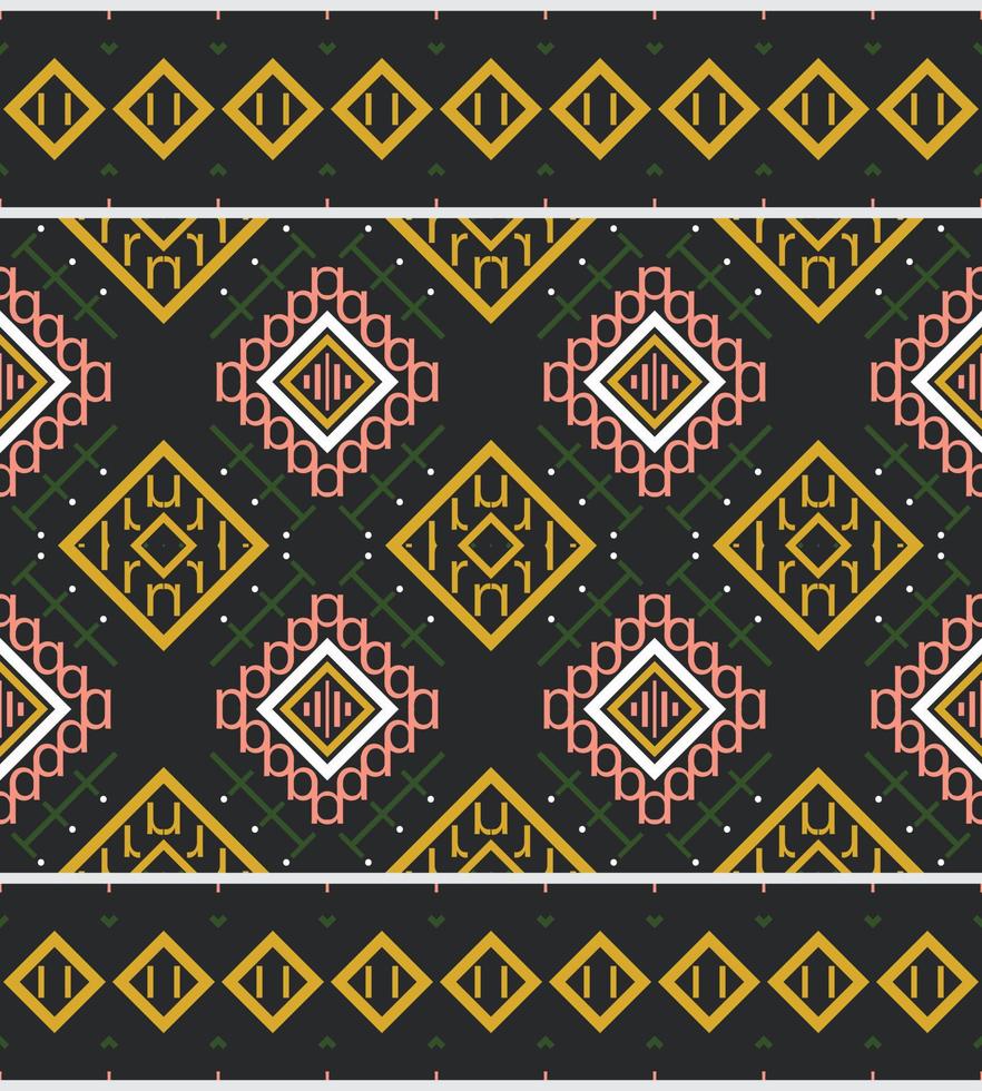 Seamless Indian ethnic patterns. Geometric ethnic pattern traditional Design It is a pattern geometric shapes. Create beautiful fabric patterns. Design for print. Using in the fashion industry. vector