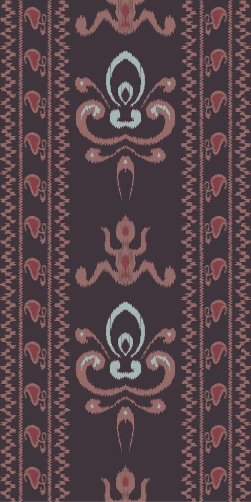 Ikat Damask 08 vector