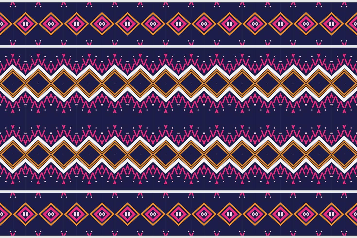 Simple ethnic design. traditional pattern background It is a pattern geometric shapes. Create beautiful fabric patterns. Design for print. Using in the fashion industry. vector