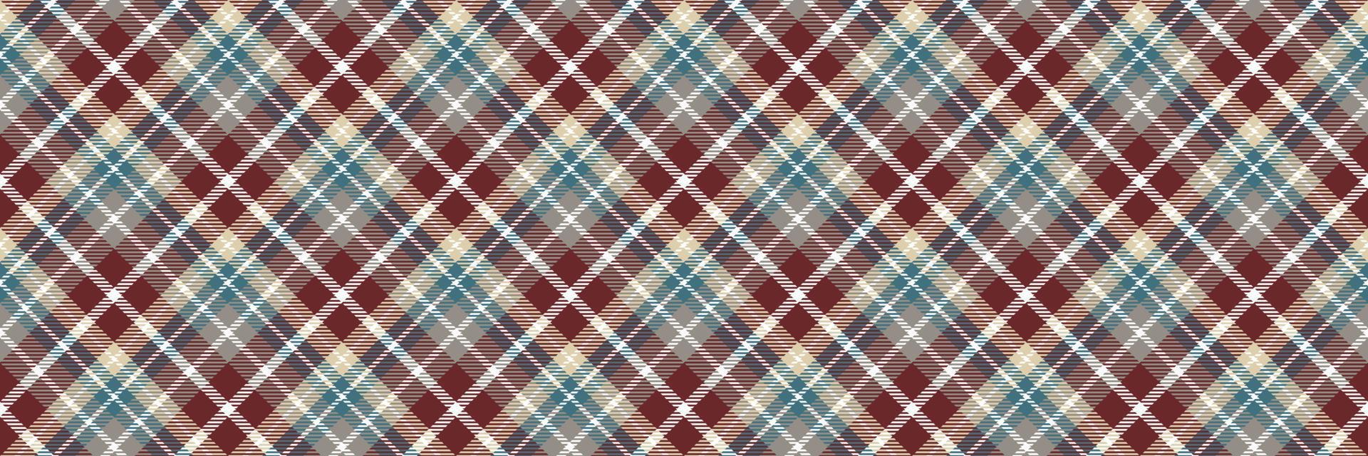 Tartan pattern seamless is a patterned cloth consisting of criss crossed, horizontal and vertical bands in multiple colours.plaid Seamless for  scarf,pyjamas,blanket,duvet,kilt large shawl. vector