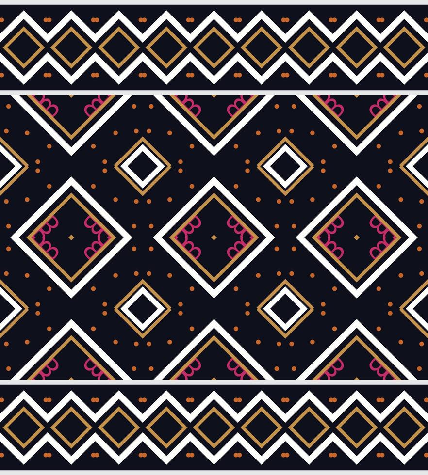 African Ethnic fabric seamless pattern background. geometric ethnic oriental pattern traditional. Ethnic Aztec style abstract vector illustration. design for print texture,fabric,saree,sari,carpet.