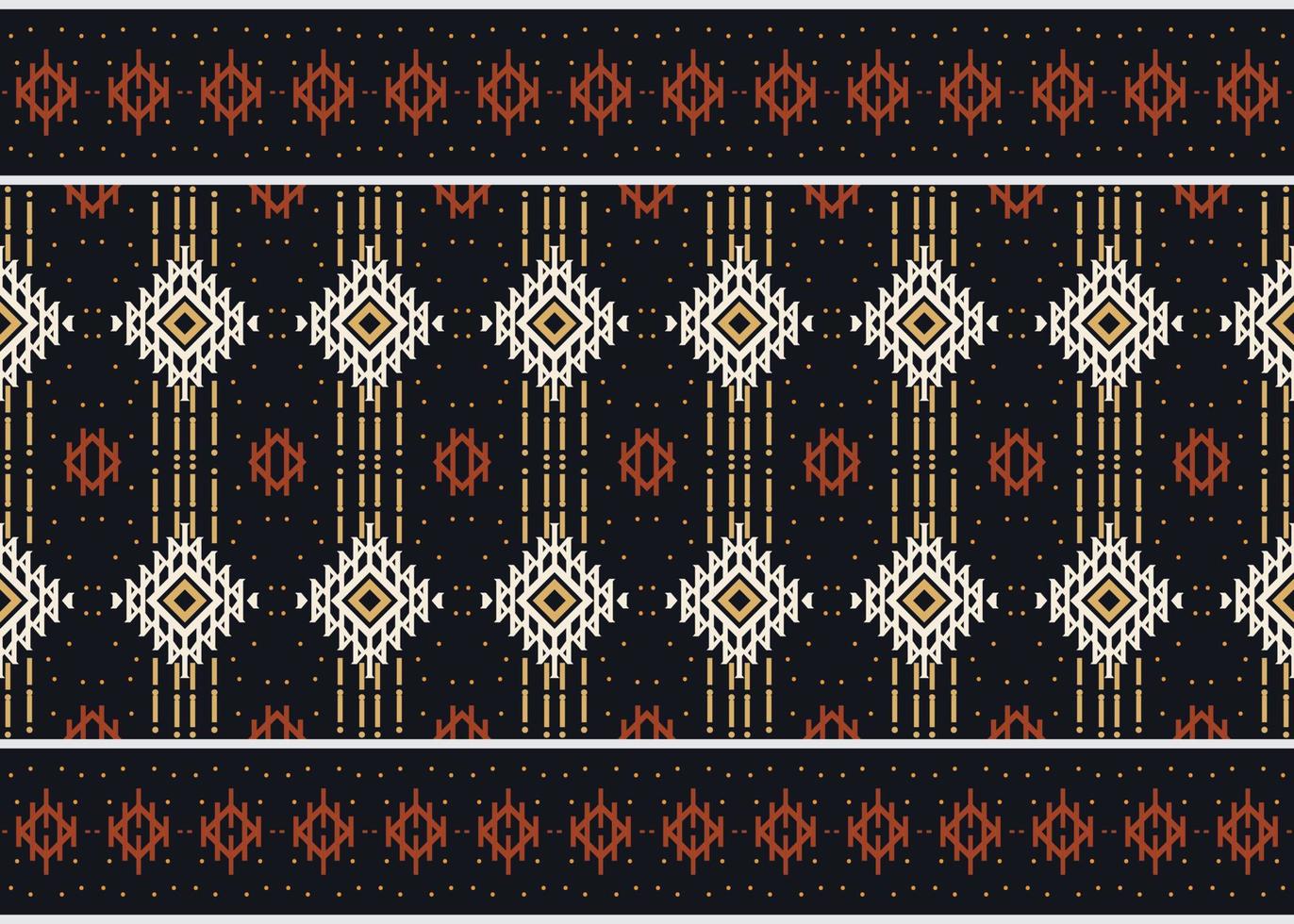 Ethnic floral seamless pattern. traditional patterned wallpaper It is a pattern geometric shapes. Create beautiful fabric patterns. Design for print. Using in the fashion industry. vector