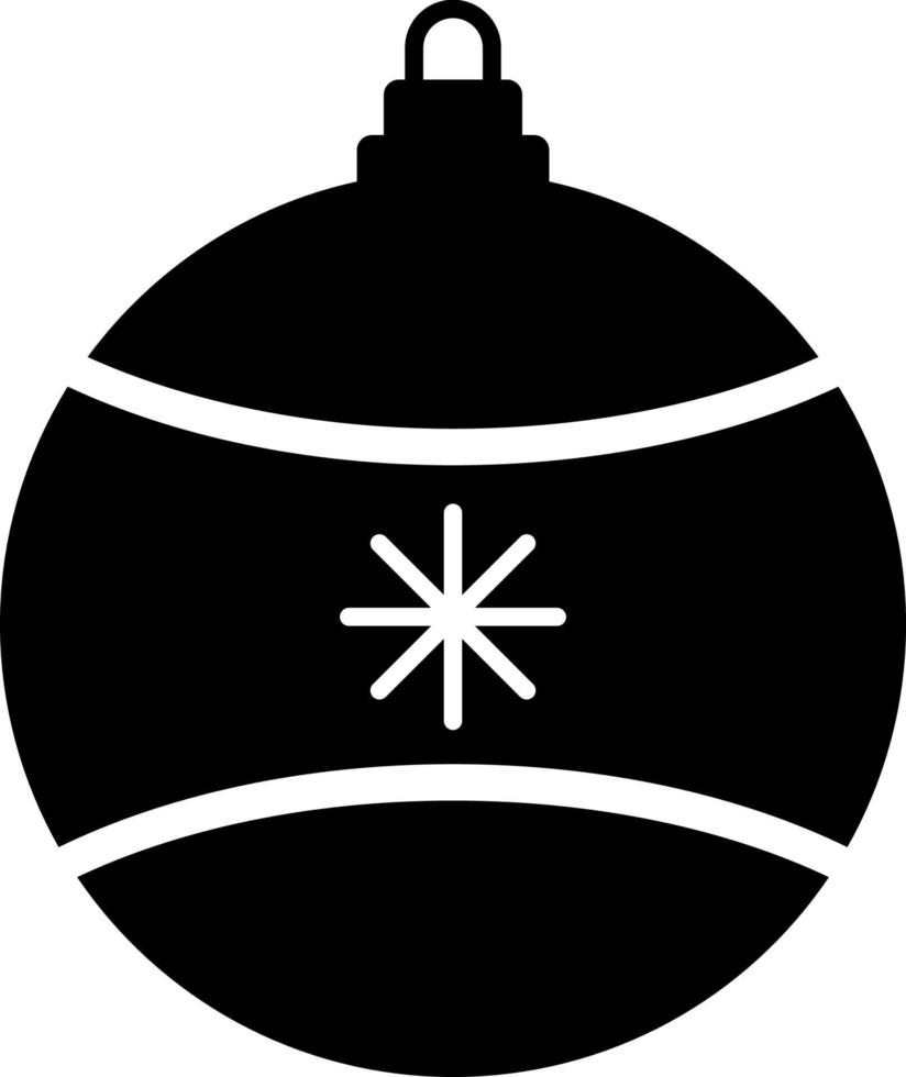 christmas ball icon, flat design best vector icon. Vector icon