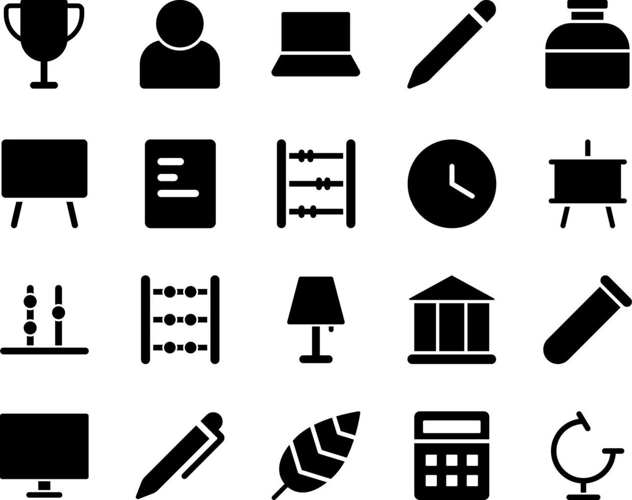 School and Education Icons set. biochemistry, lab research. Vector Illustration Set Of Simple Training Icons. Elements Presentation, Demonstration, University on white background