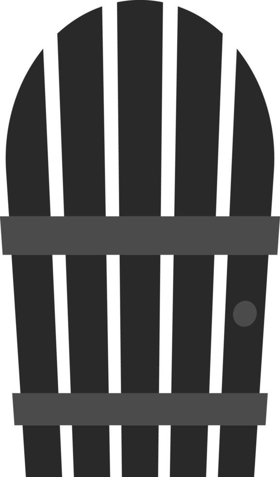Wood, door, wooden, icon in trendy flat style isolated on white background. Door symbol for your web site design, logo, app, UI. Vector illustration, EPS10. - Vector on white background