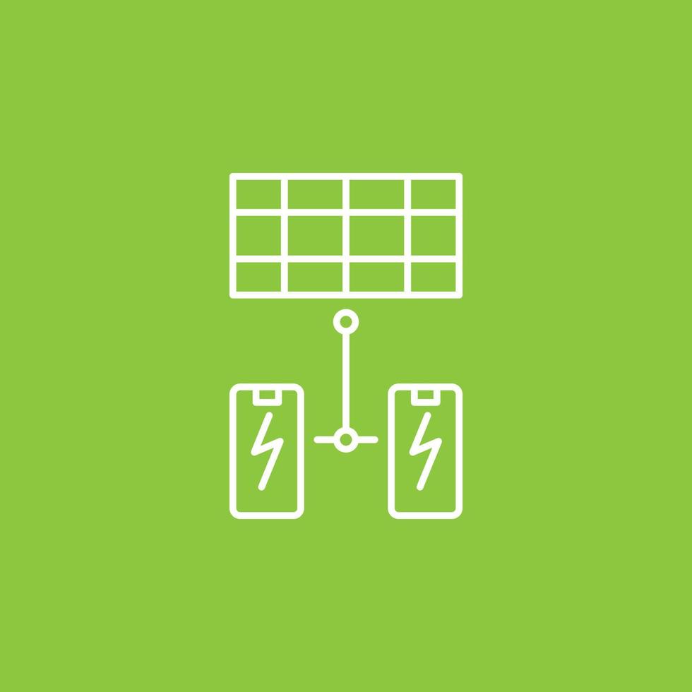 solar, batería icono - vector. sencillo elemento ilustración desde ui concepto. solar, batería icono - vector. infografía concepto vector ilustración. en blanco antecedentes