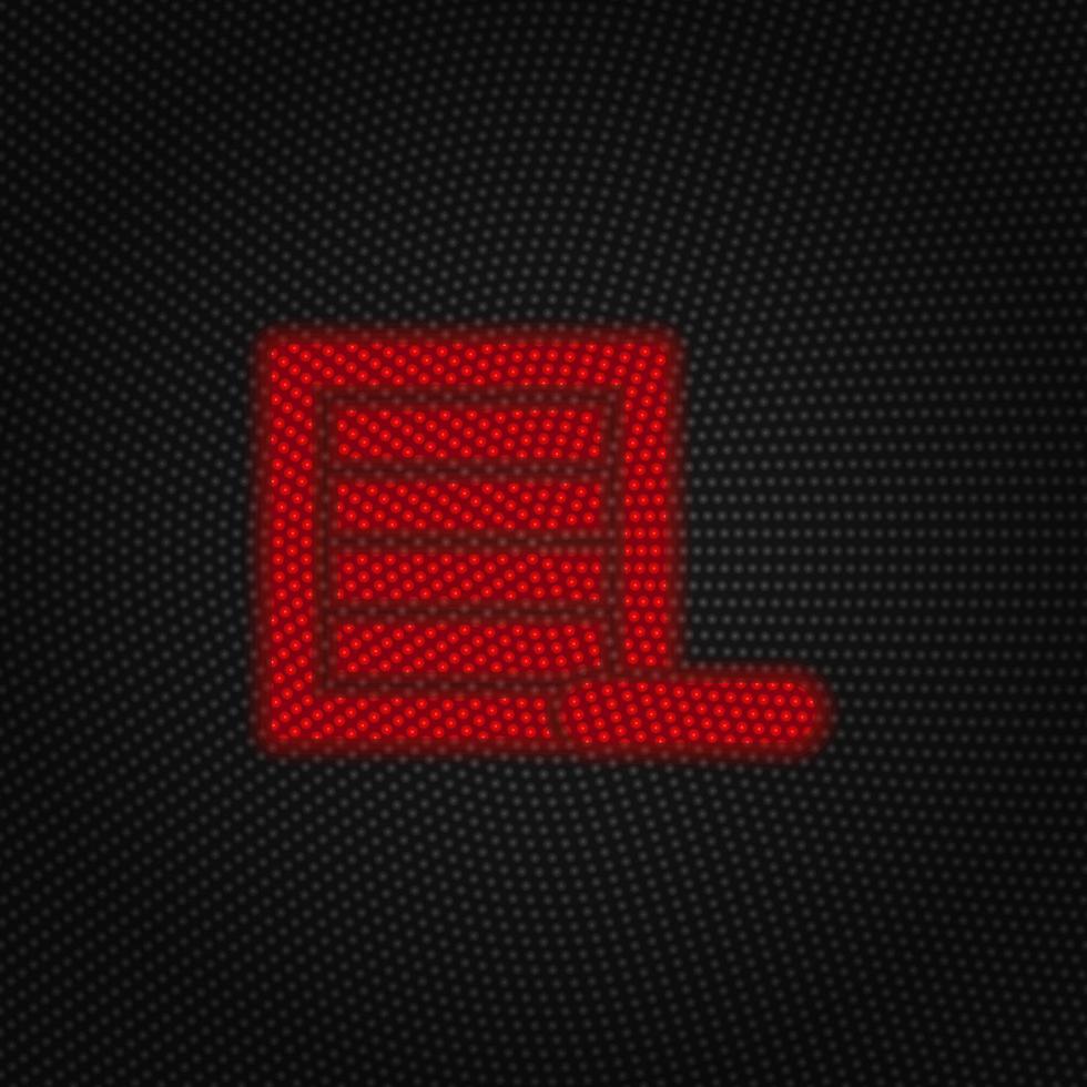 Box, product, remove vector Light red color retro style vector icon on white background