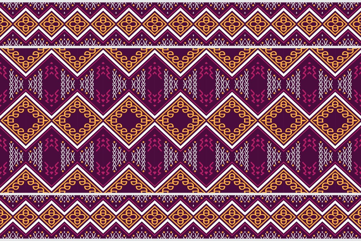 Ethnic seamless pattern tribal cross Geometric Traditional ethnic oriental design for the background. Folk embroidery, Indian, Scandinavian, Gypsy, Mexican, African rug, carpet. vector