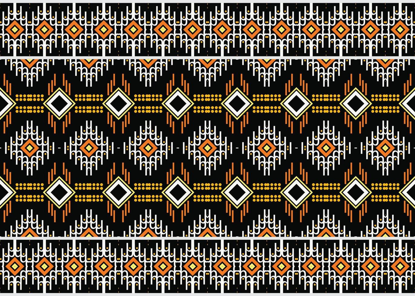 étnico huellas dactilares tribal azteca geométrico tradicional étnico oriental diseño para el antecedentes. gente bordado, indio, escandinavo, gitano, mexicano, africano alfombra, alfombra. vector