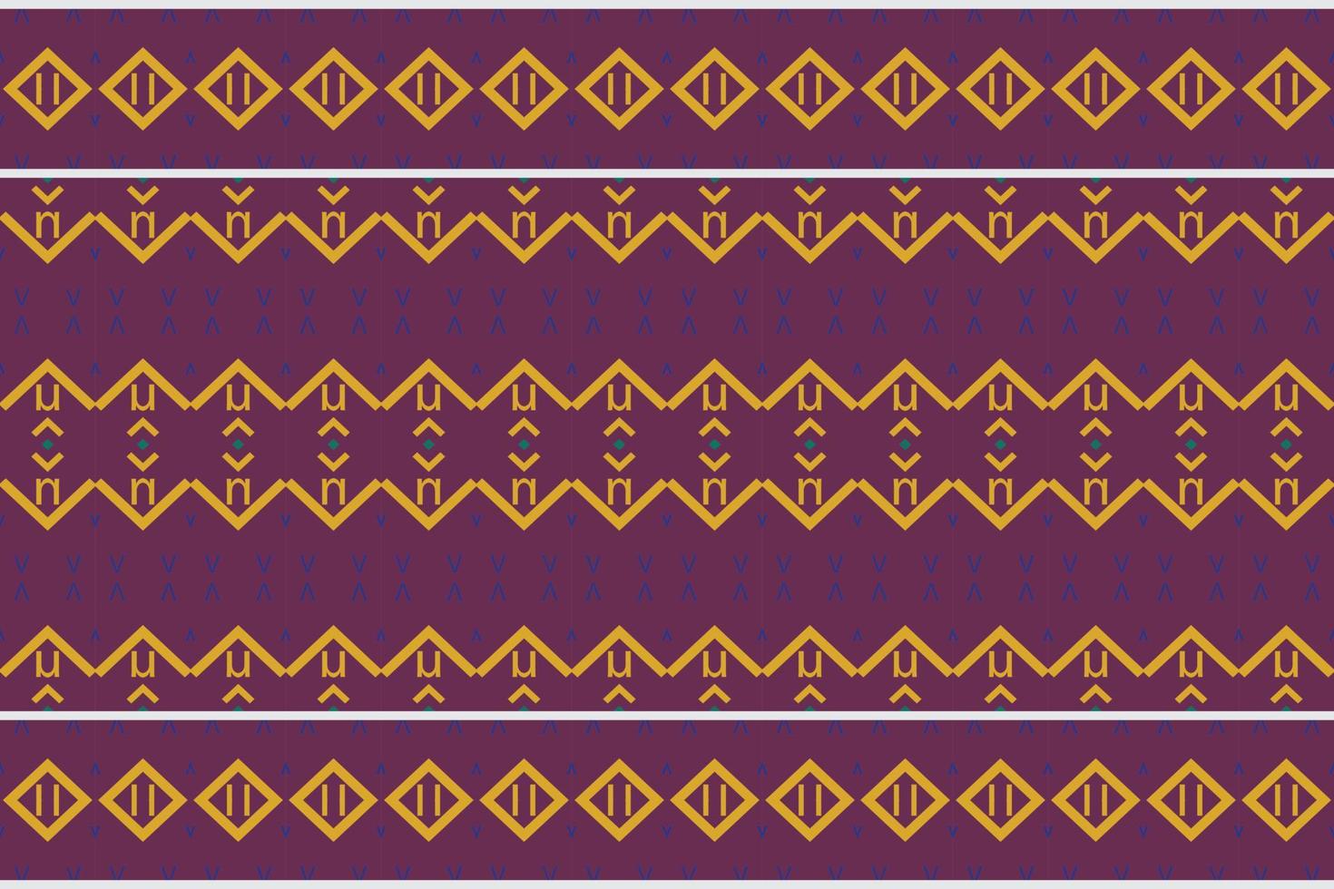 Ethnic pattern vector. Traditional ethnic pattern design It is a pattern geometric shapes. Create beautiful fabric patterns. Design for print. Using in the fashion industry. vector