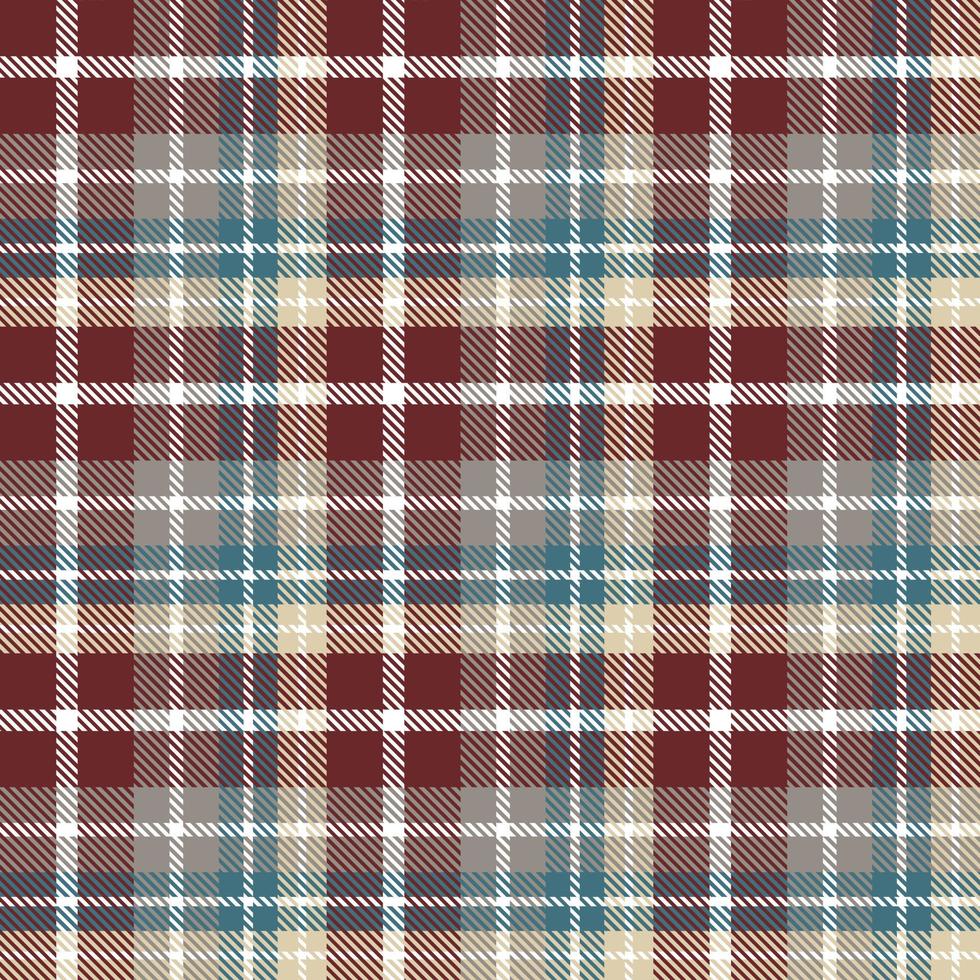 Tartan pattern seamless is a patterned cloth consisting of criss crossed, horizontal and vertical bands in multiple colours.Seamless tartan for  scarf,pyjamas,blanket,duvet,kilt large shawl. vector