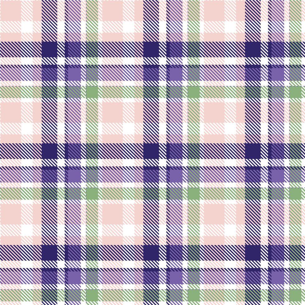 Simple plaid pattern is a patterned cloth consisting of criss crossed, horizontal and vertical bands in multiple colours.Seamless tartan for  scarf,pyjamas,blanket,duvet,kilt large shawl. vector