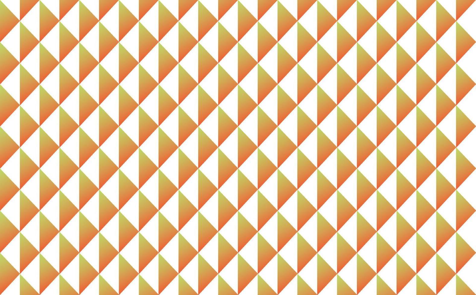 Simple orange gradient colored triangles vector abstract pattern. Seamless pattern for background, wallpaper, fill, and cover.