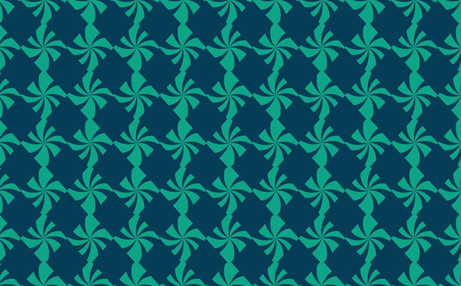 Seamless blue and green rhombus mill pattern. Suitable for fabric, wallpaper, textile, cover, backdrop, card, and fill background. vector