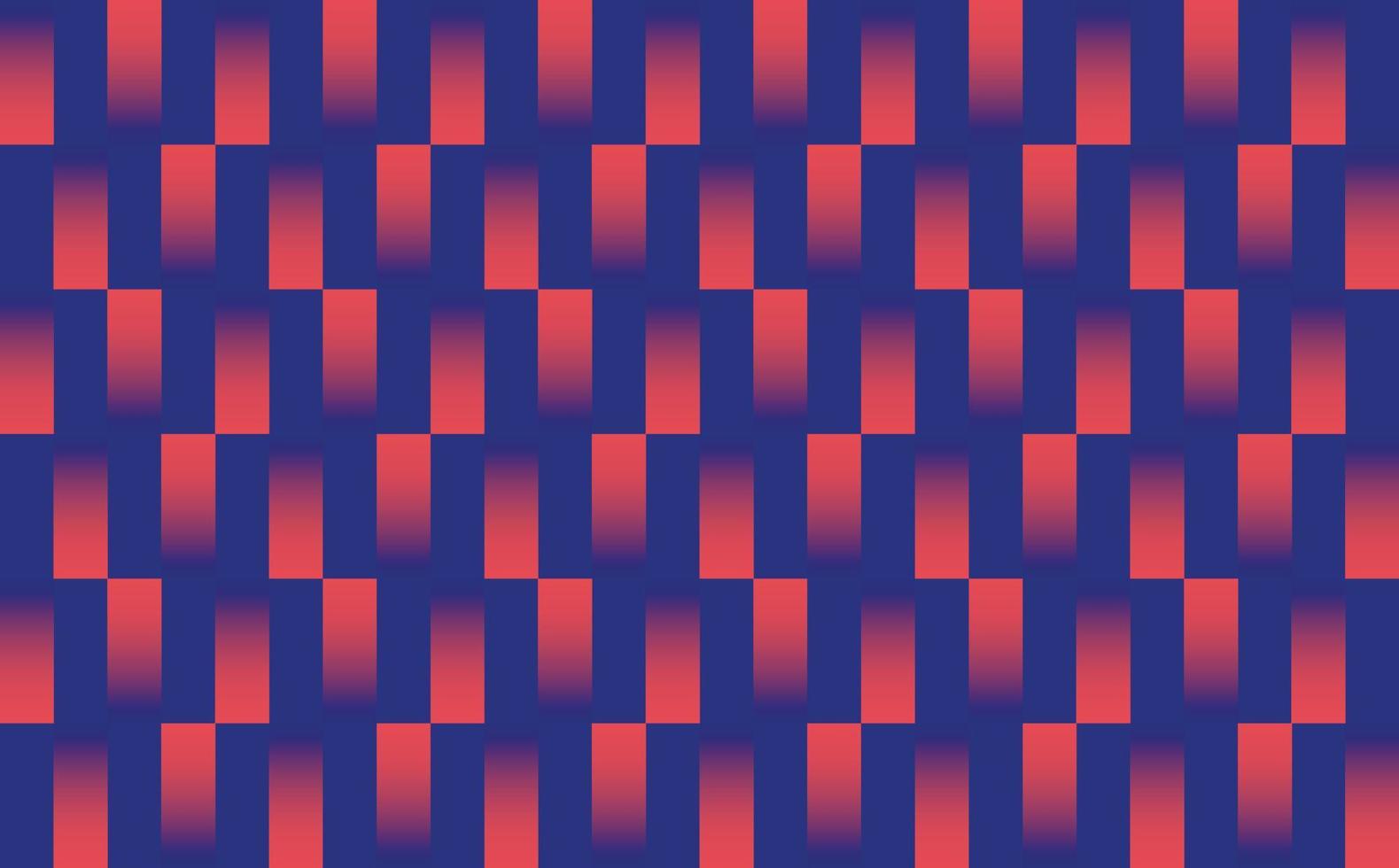 Red and blue shady rectangles abstract pattern. Seamless pattern for wallpaper, background, and cover. vector