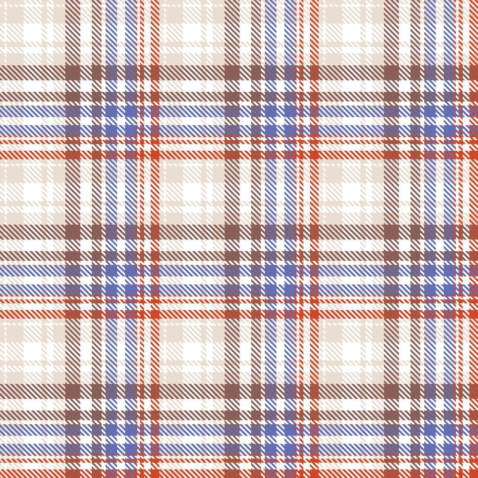 Check Plaid pattern is a patterned cloth consisting of criss crossed, horizontal and vertical bands in multiple colours.Seamless tartan for  scarf,pyjamas,blanket,duvet,kilt large shawl. vector