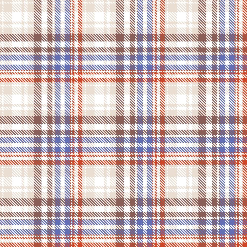 Check Plaid pattern is a patterned cloth consisting of criss crossed, horizontal and vertical bands in multiple colours.Seamless tartan for  scarf,pyjamas,blanket,duvet,kilt large shawl. vector
