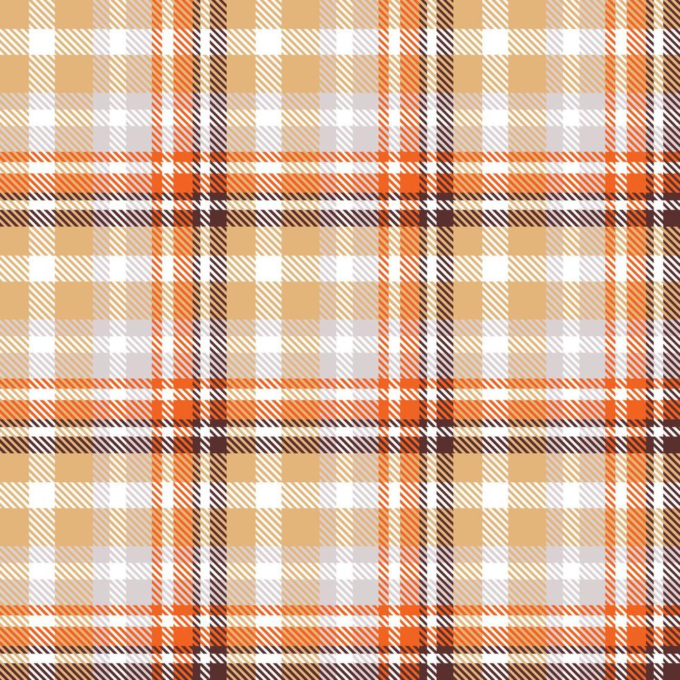 Tartan seamless pattern is a patterned cloth consisting of criss crossed, horizontal and vertical bands in multiple colours.Seamless tartan for  scarf,pyjamas,blanket,duvet,kilt large shawl. vector