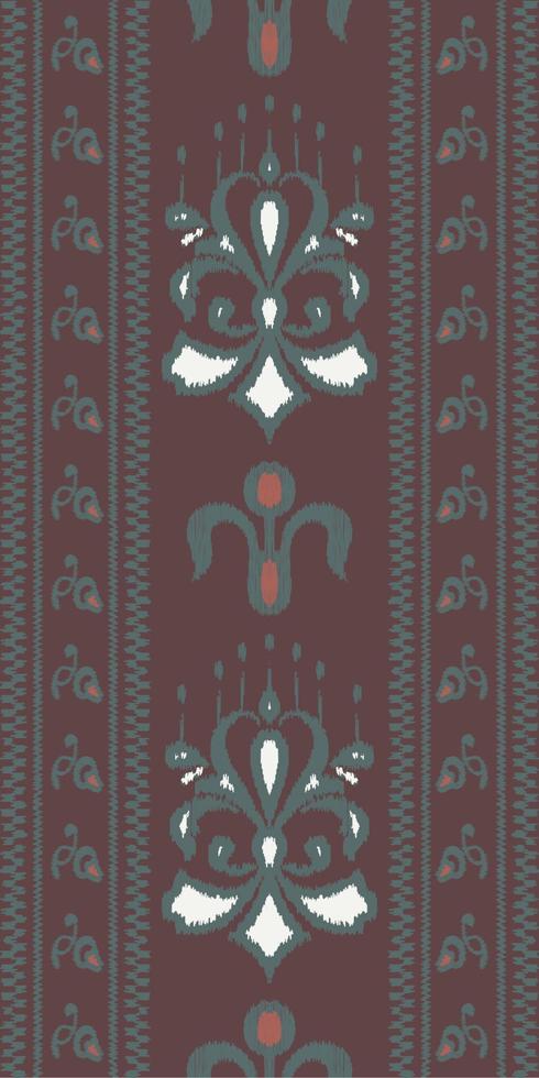 africano ikat cachemir bordado. ikat patrones tribal antecedentes geométrico tradicional étnico oriental diseño para el antecedentes. gente, indio, escandinavo, gitano, sari borneo tela frontera ikkat vector