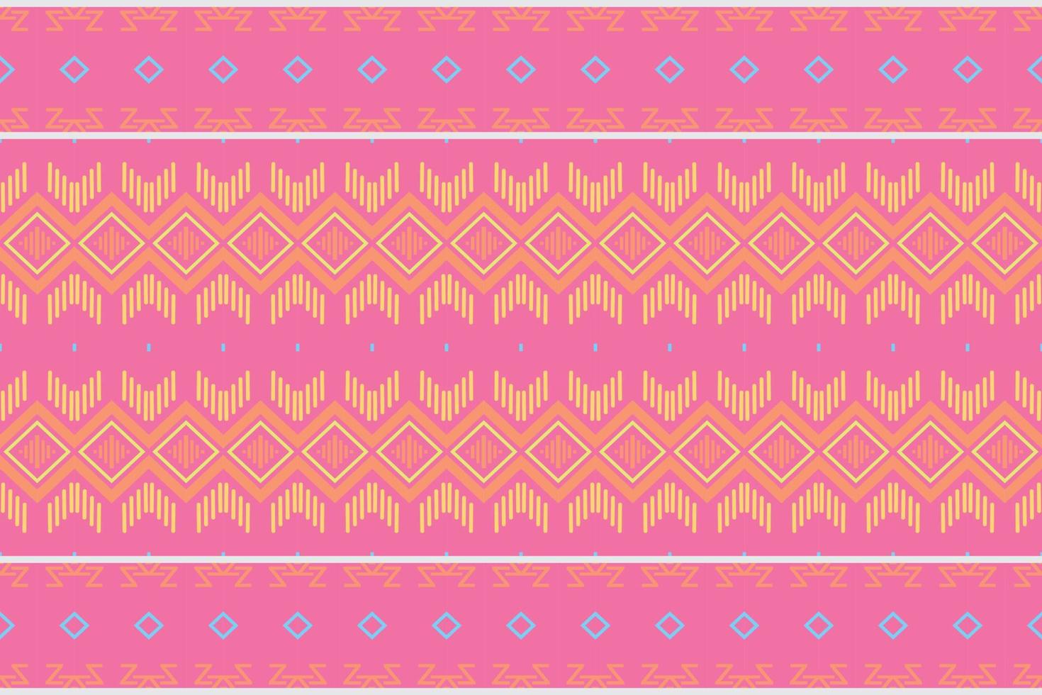 Simple ethnic design in the Philippines. traditional patterned old saree dress design It is a pattern geometric shapes. Create beautiful fabric patterns. Design Using in the fashion industry. vector