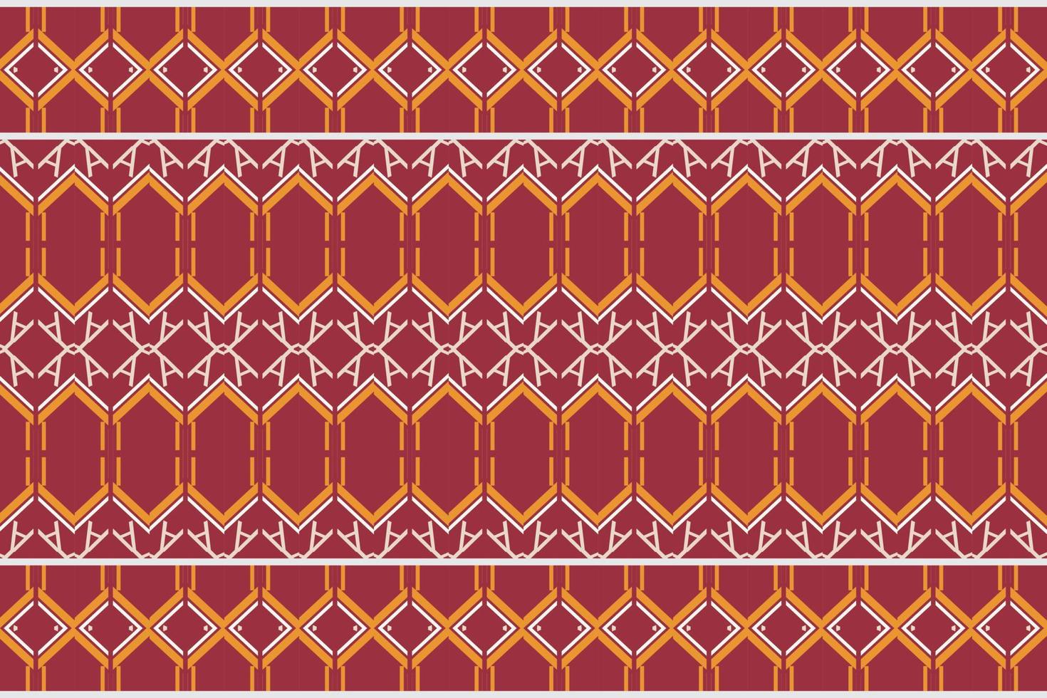 Geometric ethnic embroidery patterns. traditional pattern design It is a pattern geometric shapes. Create beautiful fabric patterns. Design for print. Using in the fashion industry. vector