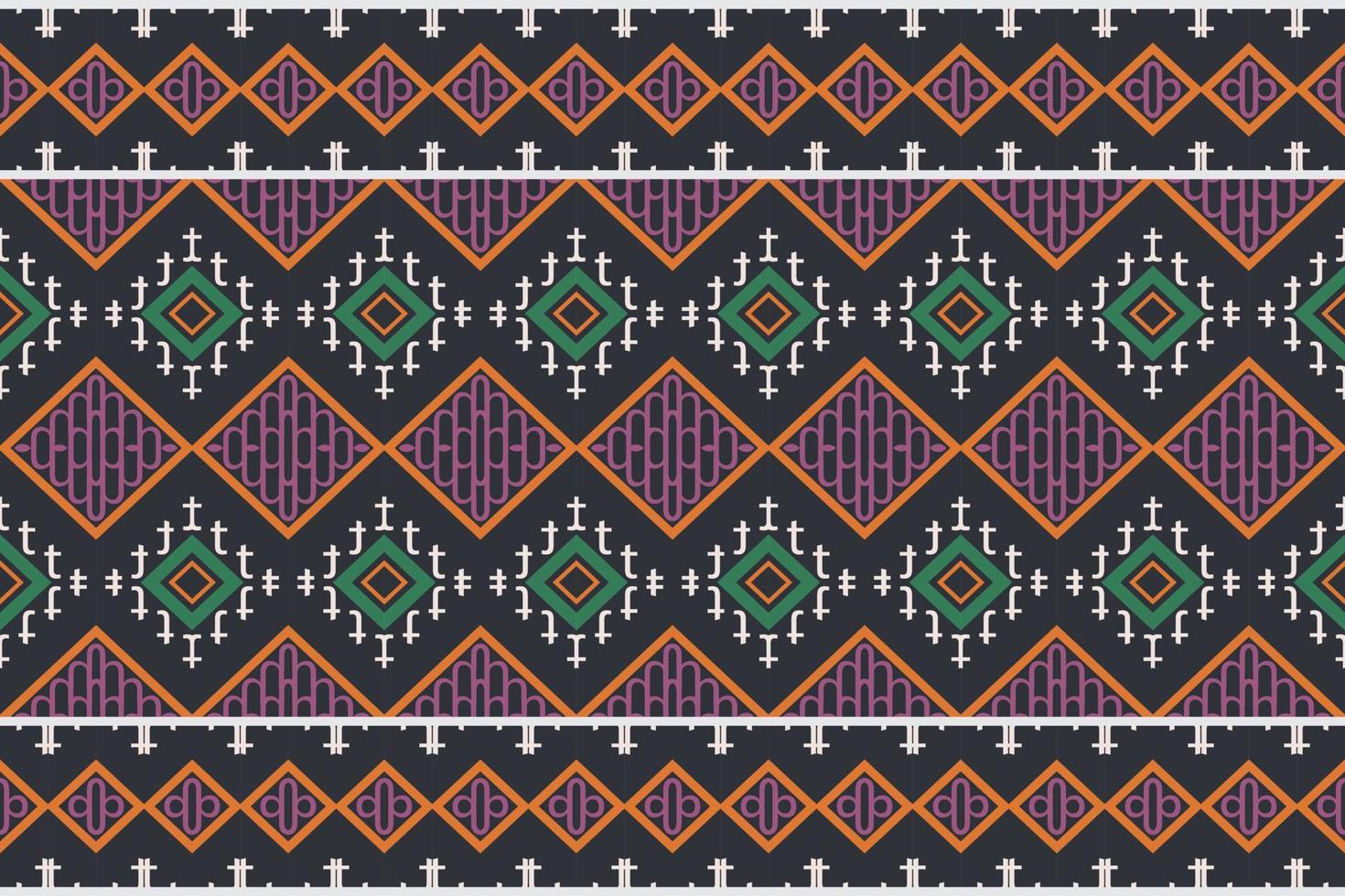 Ethnic stripe tribal chevron Geometric Traditional ethnic oriental design for the background. Folk embroidery, Indian, Scandinavian, Gypsy, Mexican, African rug, carpet. vector