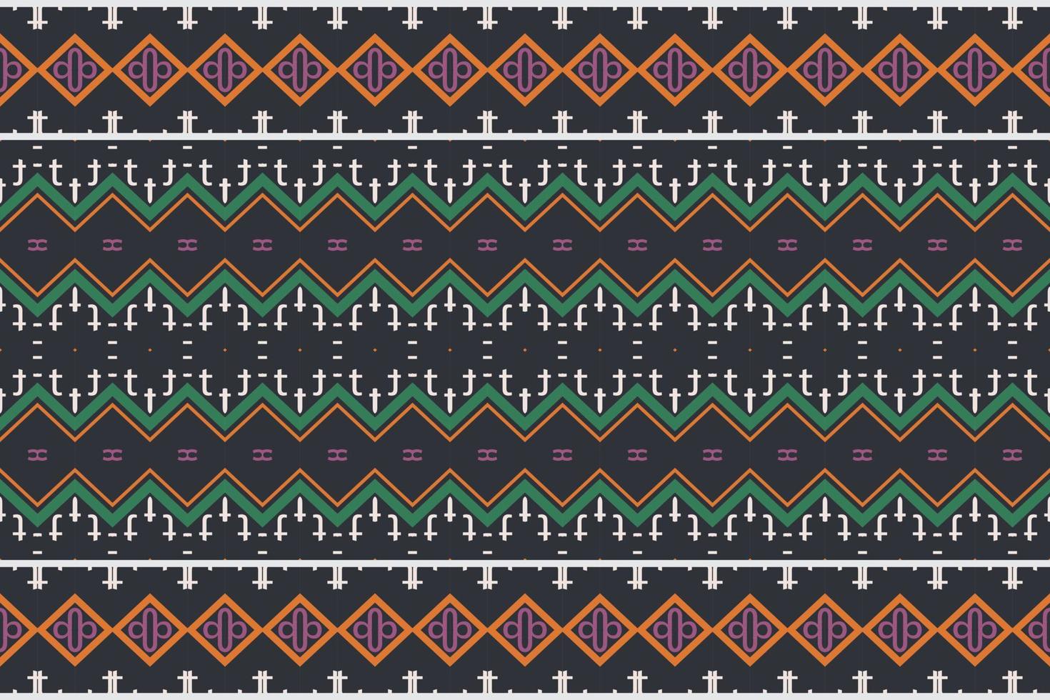 Simple ethnic design. traditional pattern design It is a pattern geometric shapes. Create beautiful fabric patterns. Design for print. Using in the fashion industry. vector