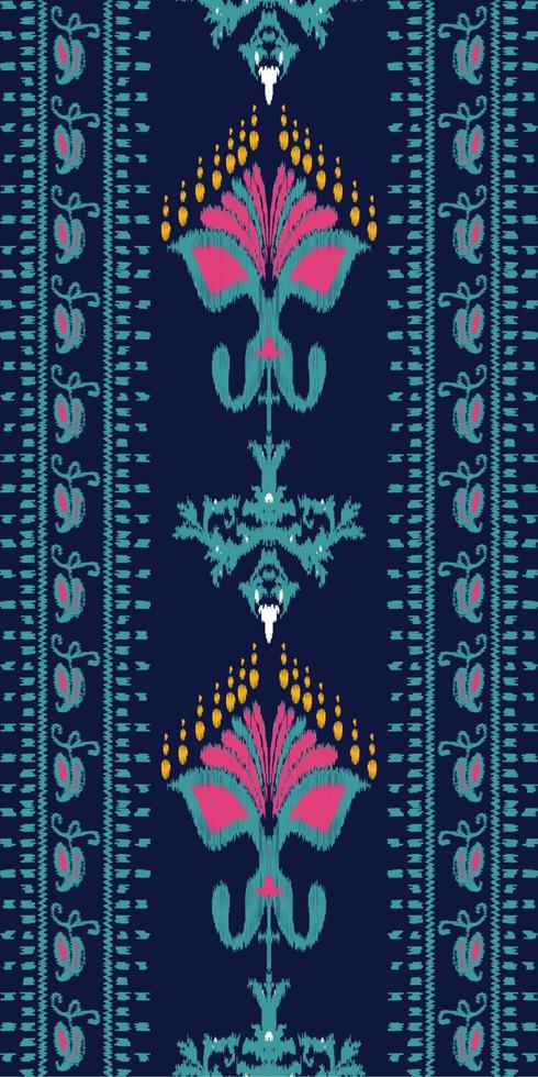 Ikat Damask 08 vector