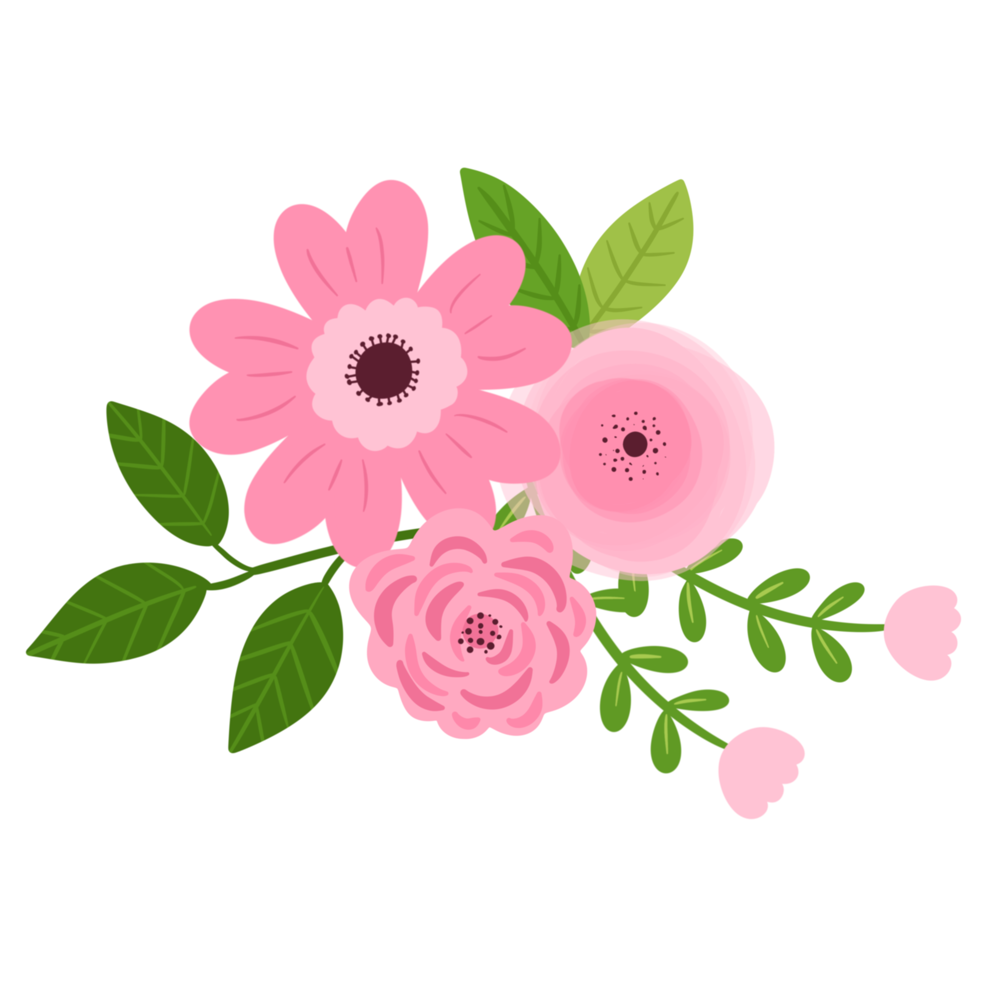 Free Floral border wreath 20981462 PNG with Transparent Background