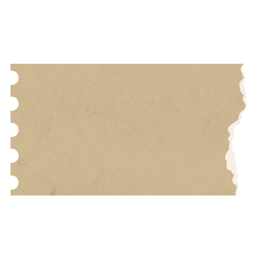 Torn paper vintage png