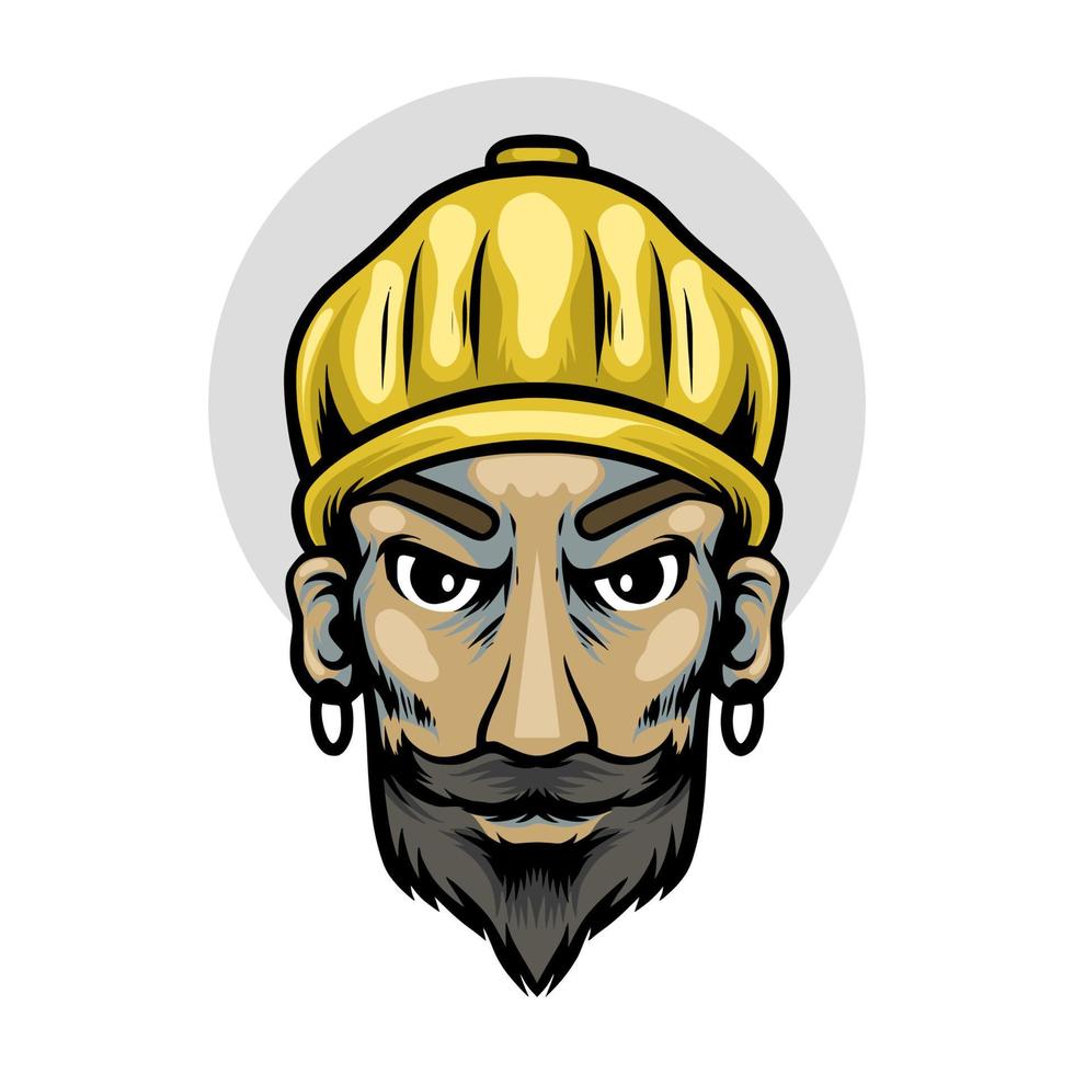 Lumberjack man mascot vector