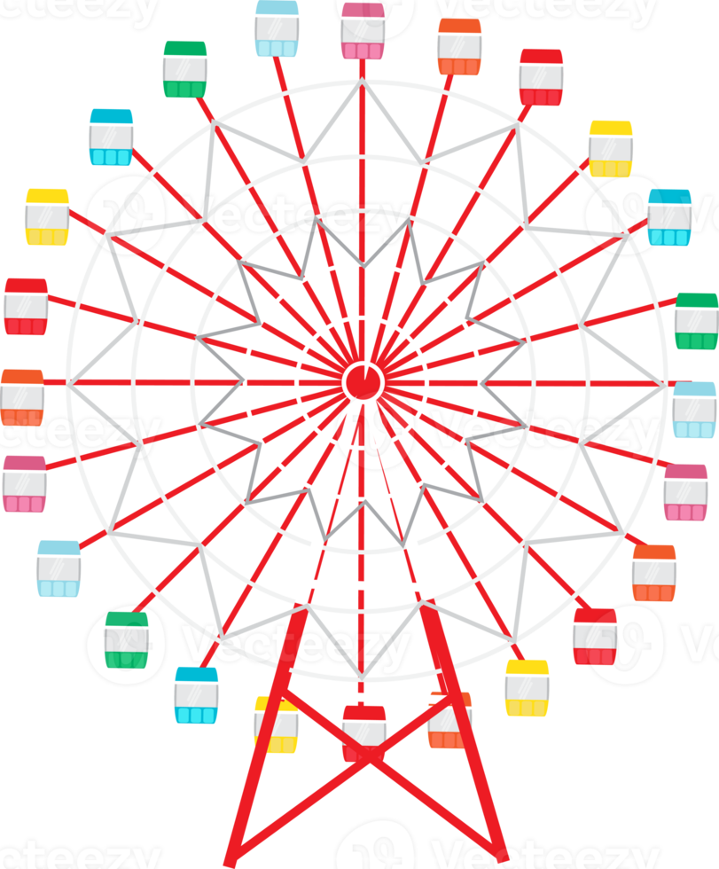 Ferris wheel for postcard tour advertising. png
