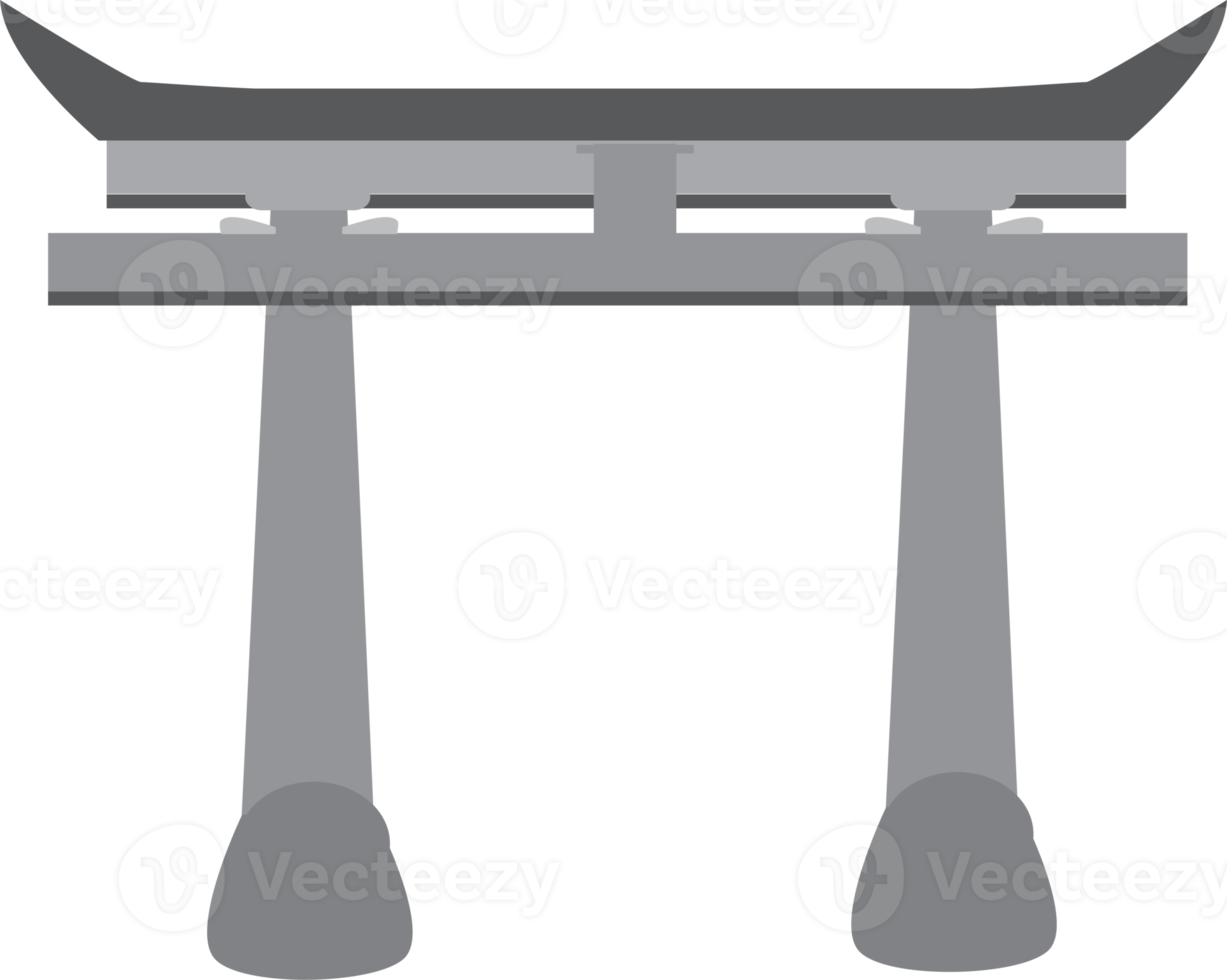 Wooden gate,symbol of Japan. png