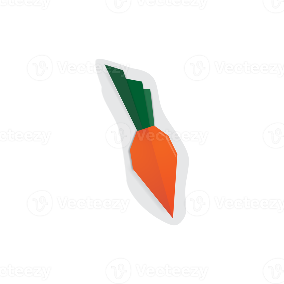 Carrot origami for decorative. png