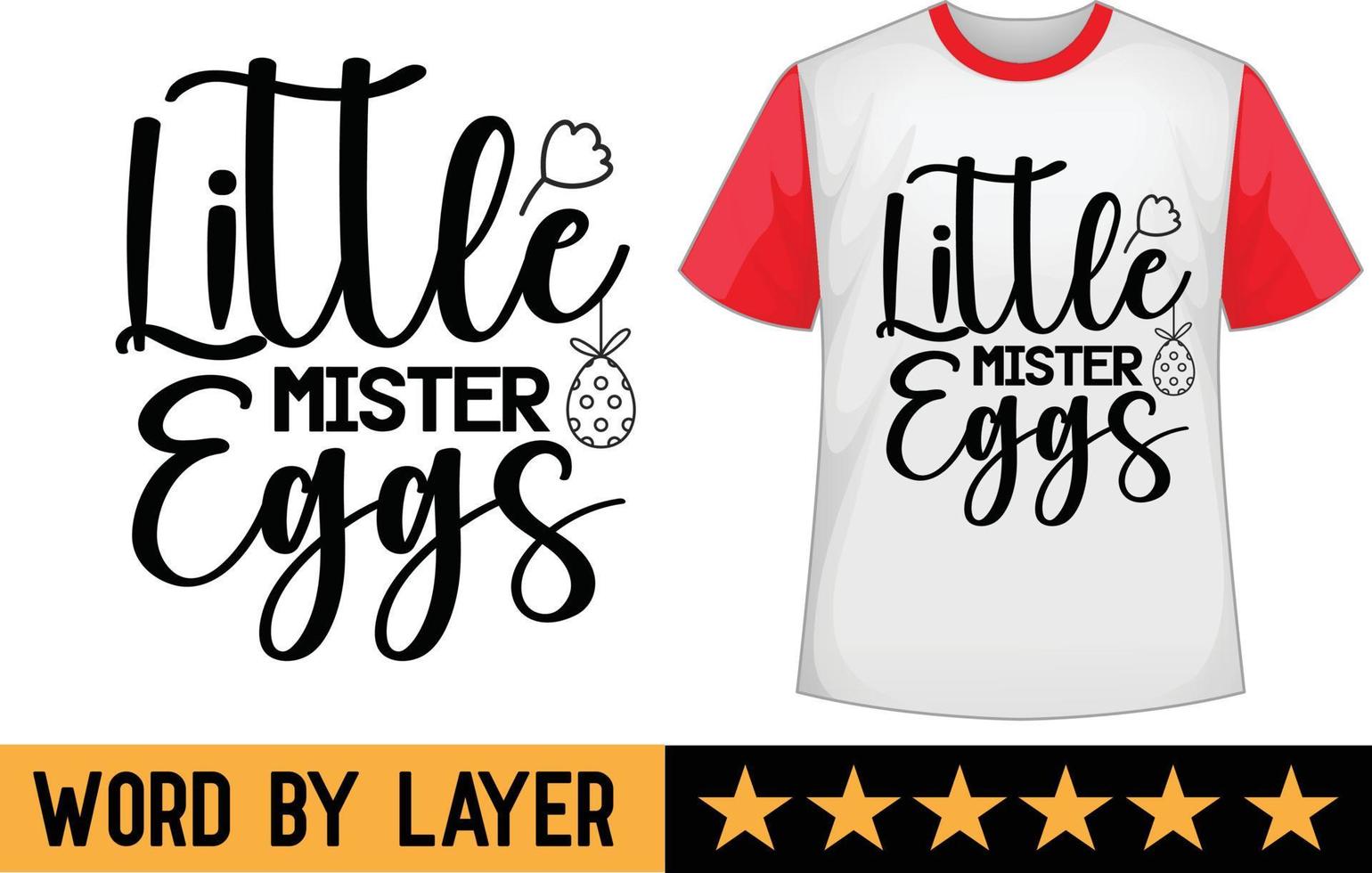 pequeño señor huevos svg t camisa diseño vector
