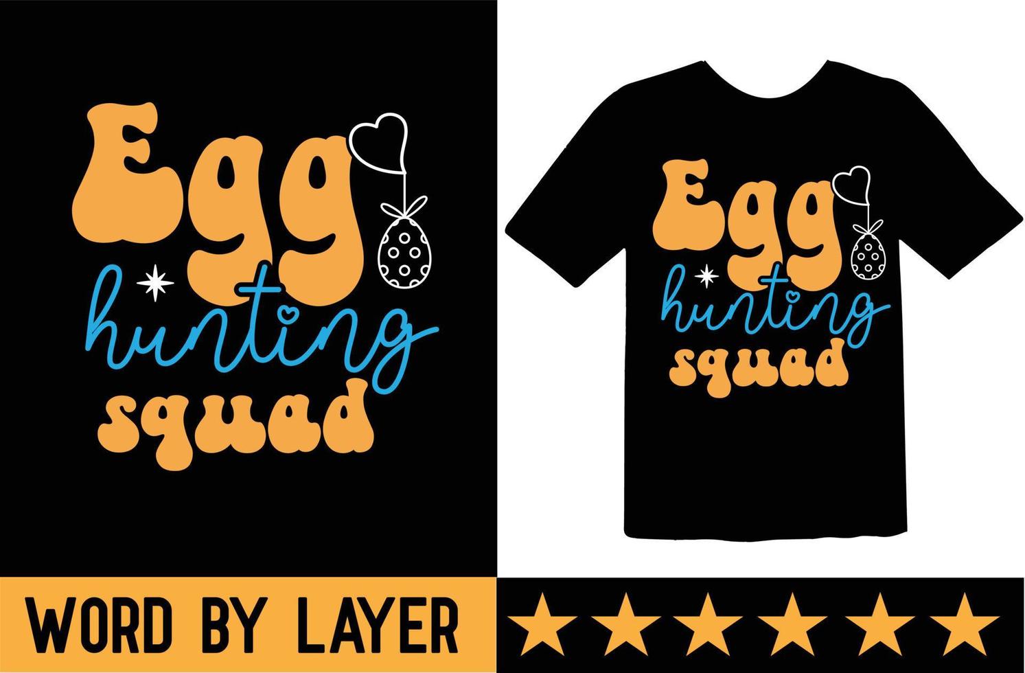 Egg Hunting Squad svg t shirt design vector