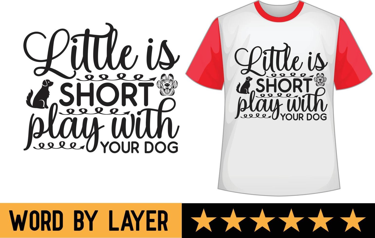 Dog svg t shirt design vector