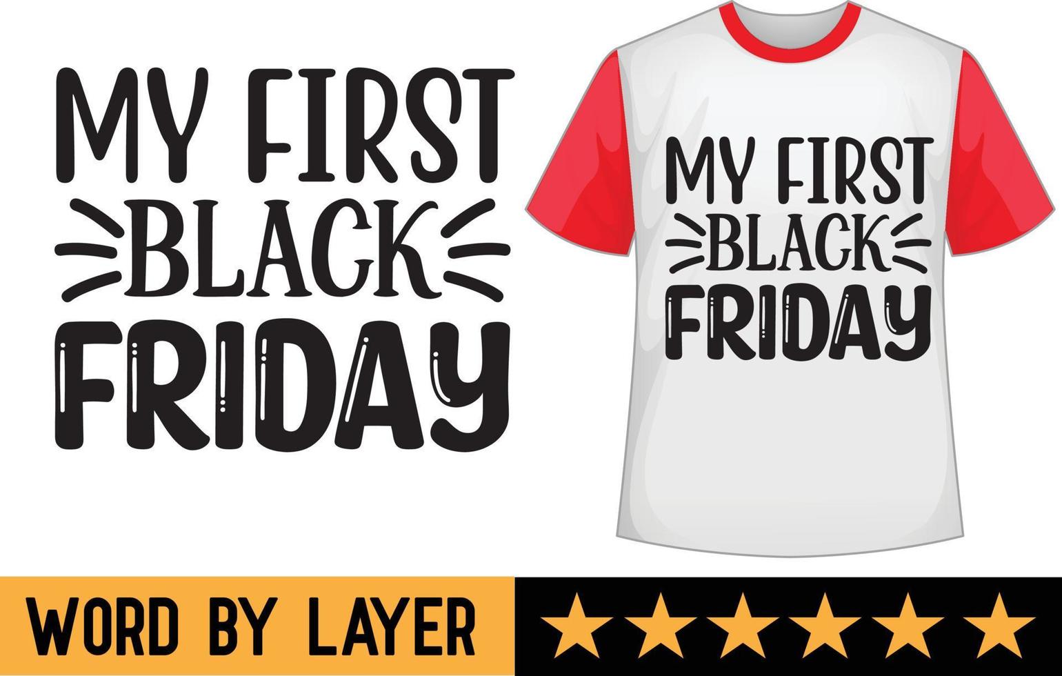 Black friday svg t shirt design vector