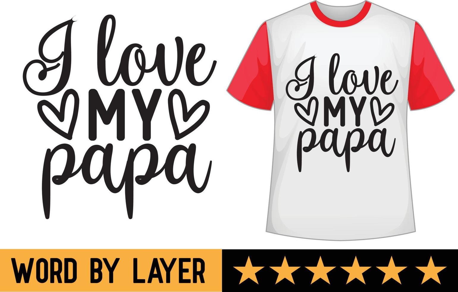 Father's day svg t shirt design vector