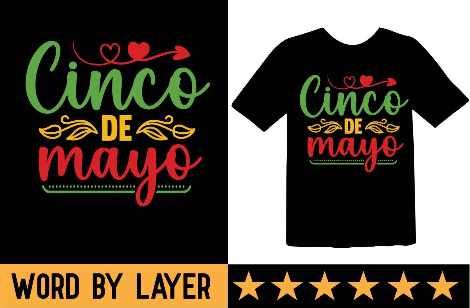 Cinco de mayo svg t shirt design vector