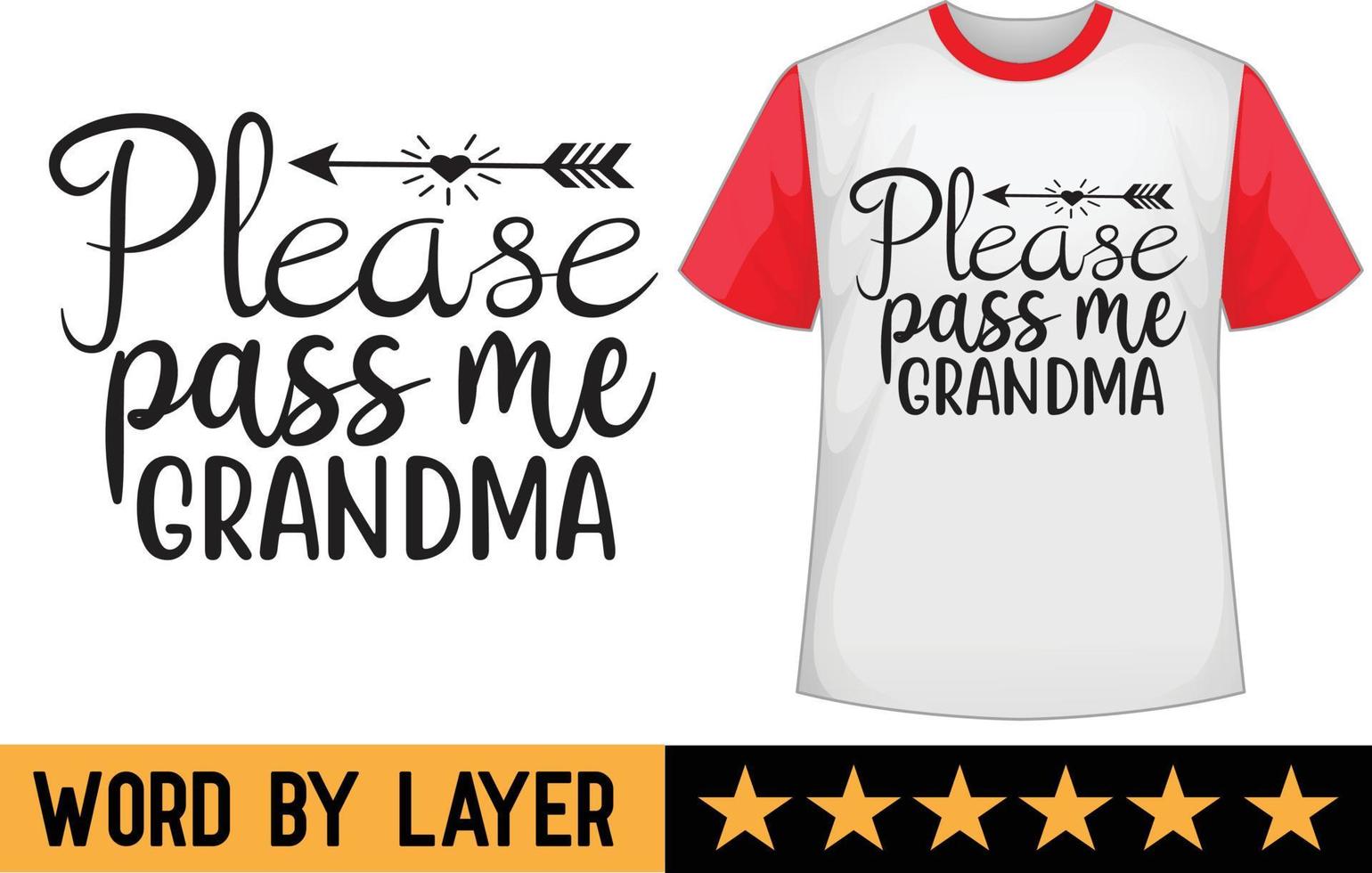 Grandma svg t shirt design vector