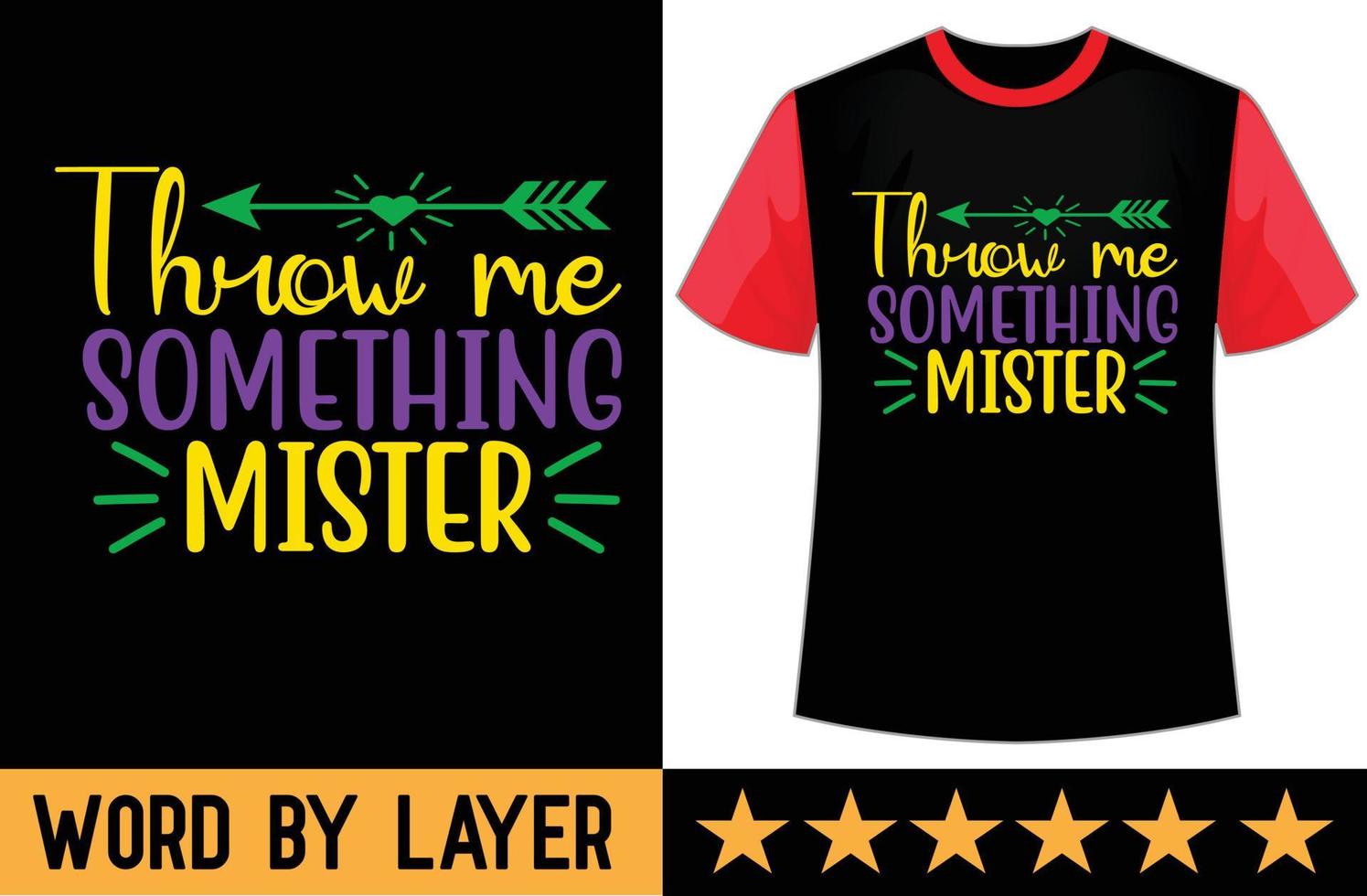 Throw me something mister svg t shirt design vector