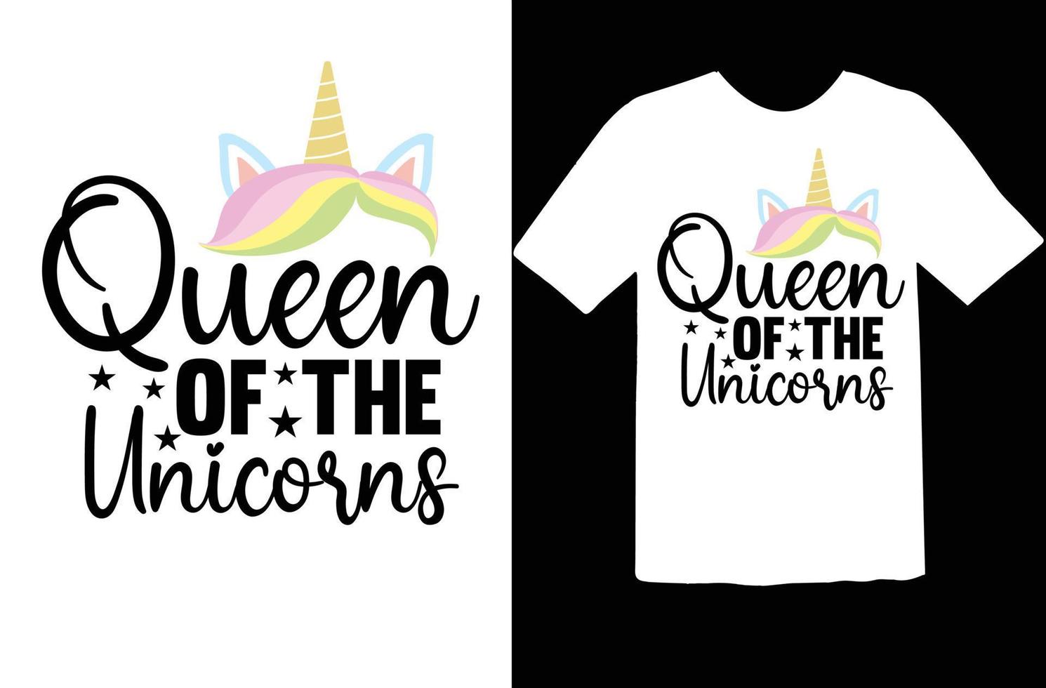 Unicorn svg t shirt design vector