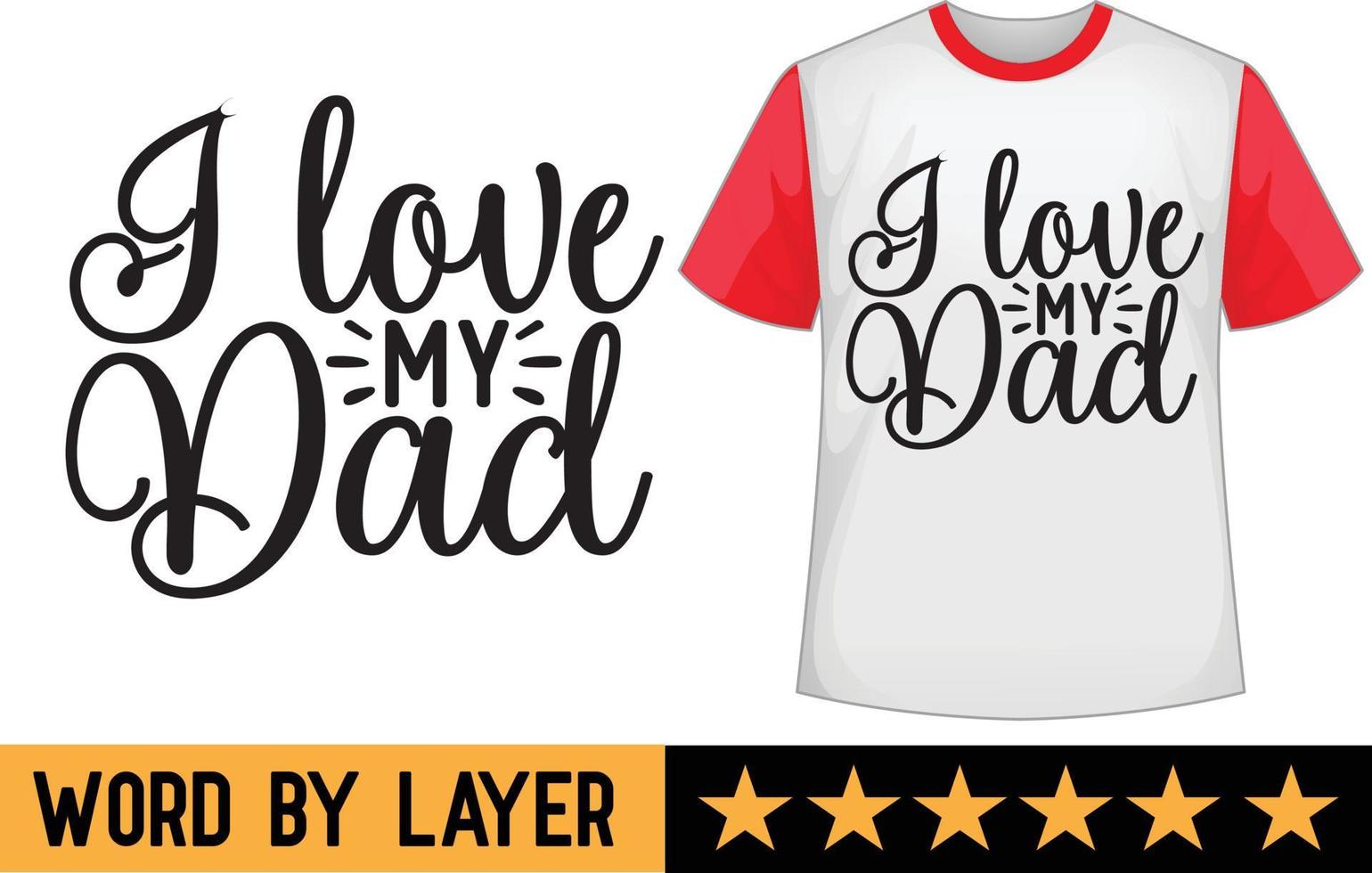 Father's day svg t shirt design vector