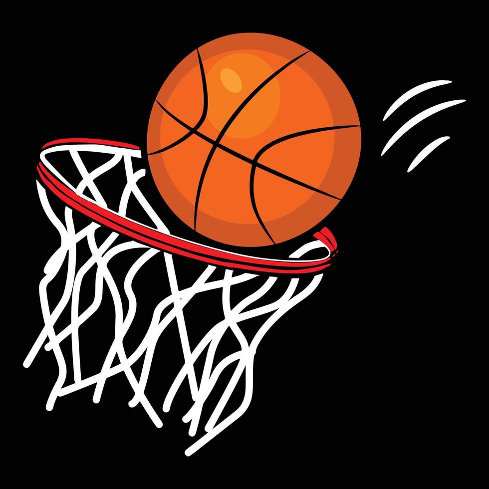 March Madness Basketball game vector