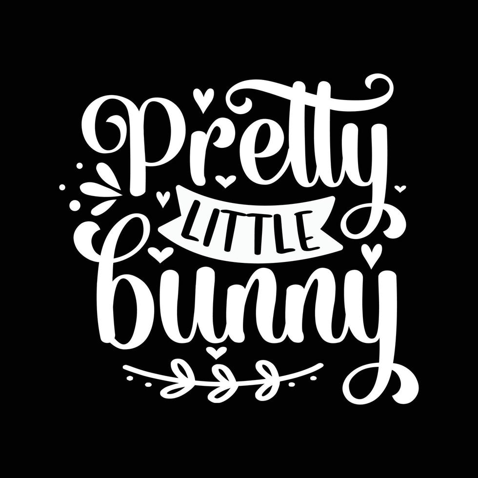 Pretty little Bunny happy Easter vector