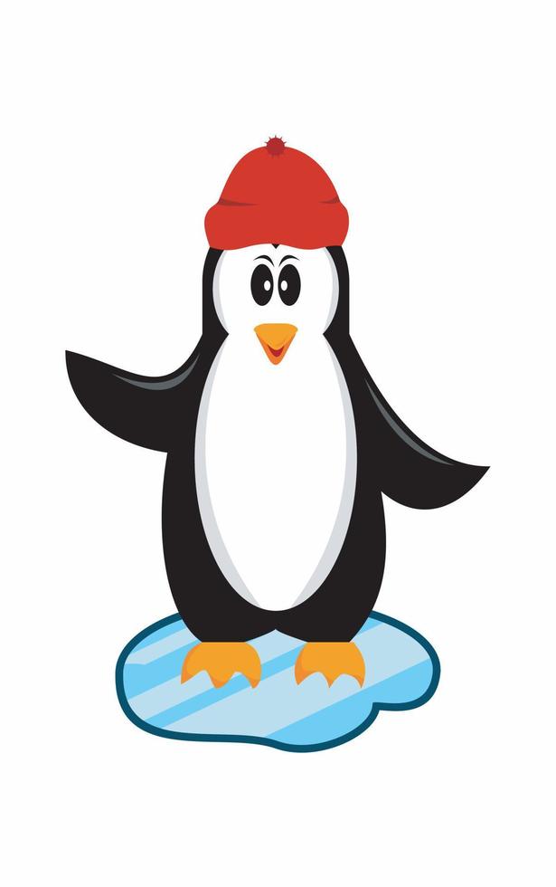 cute penguin cartoon vector