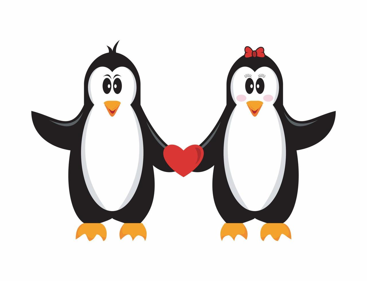 cute penguin cartoon vector