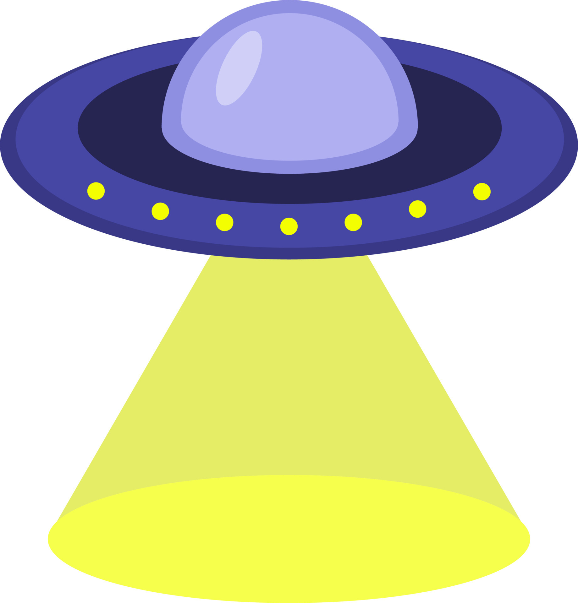 Flying saucer, vector. 20982453 Vector Art at Vecteezy